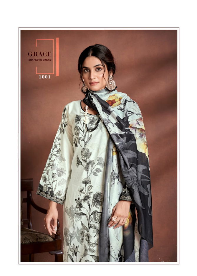 Tarazuu By The Hermitage Shop Printed Lawn Cotton Dress Material Wholesalers In Delhi
